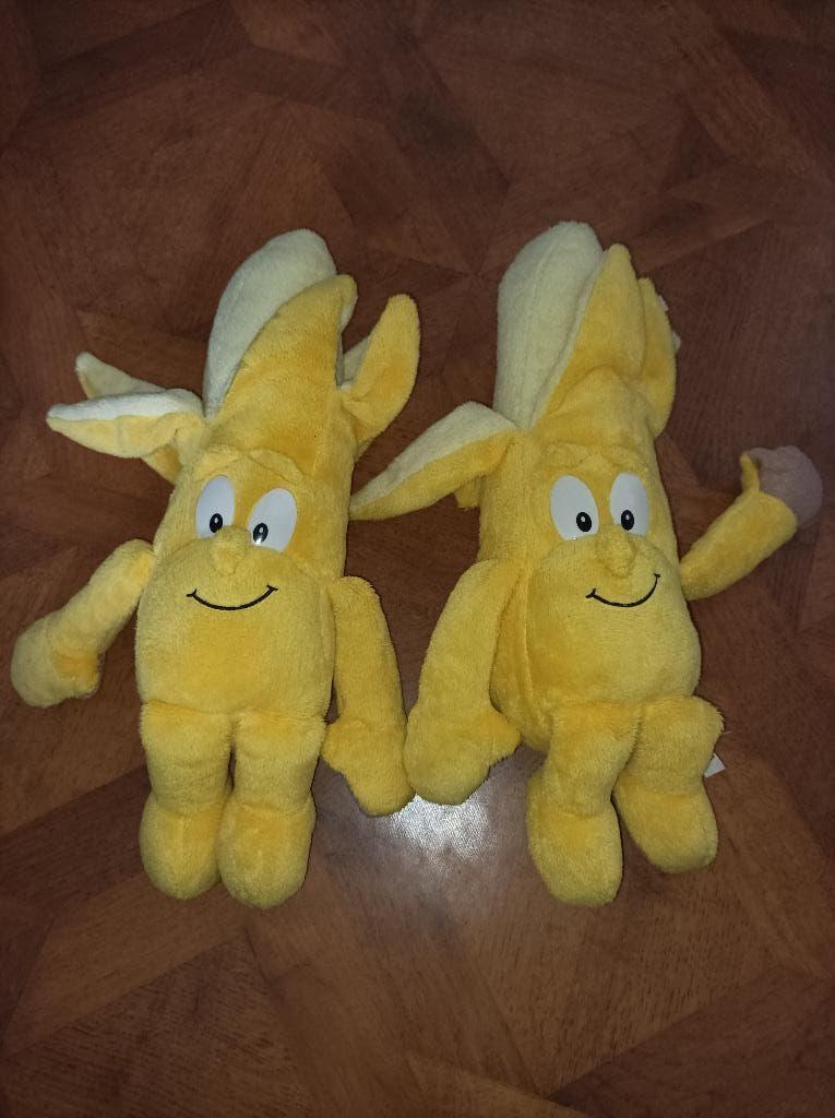 Aubergine 30cm/Broccoli 30cm/ Banaan 37cm knuffel, Ophalen of Verzenden, Zo goed als nieuw, Overige typen