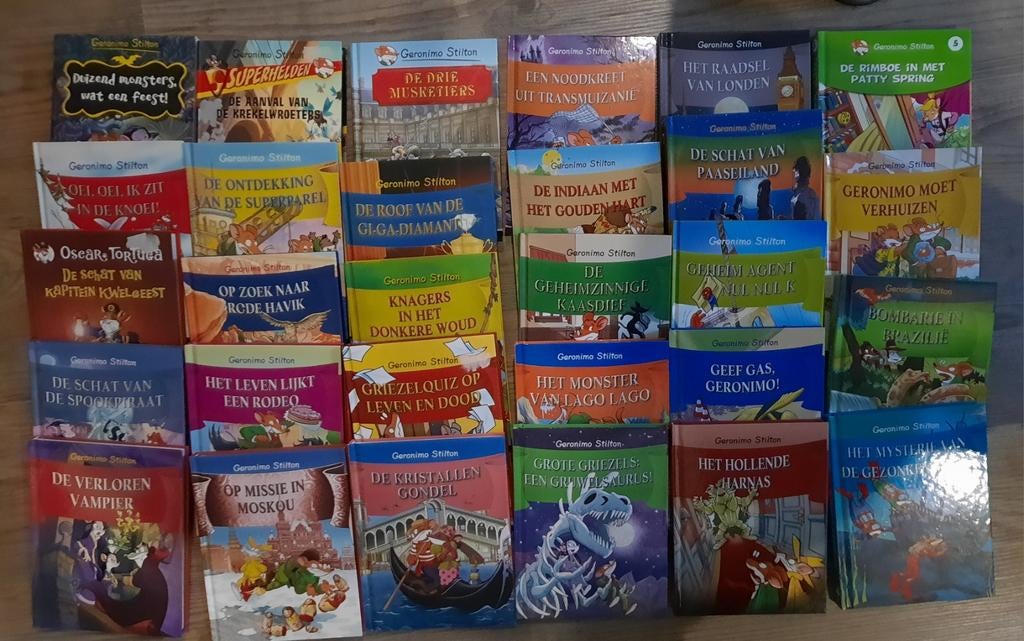 29 geronimo stilton boeken. Diverse titels., Boeken, Ophalen of Verzenden, Zo goed als nieuw, Geronimo Stilton, Fictie
