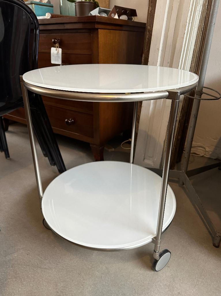 Vintage Ikea trolley, serveerwagen, Zweeds design bartafel, Ophalen, Gebruikt, 50 tot 100 cm, -