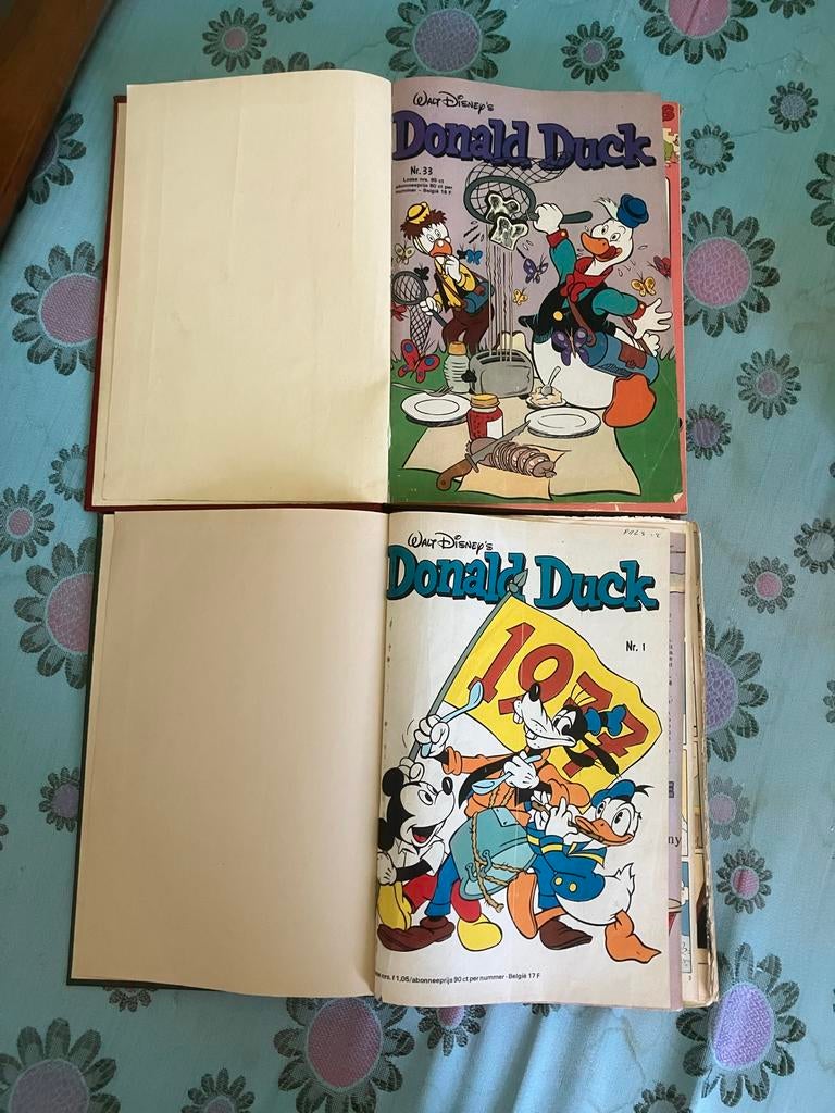 Donald Duck stripboeken 1976, 1977 gebonden, Boeken, Stripboeken, Meerdere stripboeken, Ophalen, Gelezen