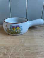 Wildflower vintage schaaltje steel servies keramiek 🦋1970s, Gebruikt, Keramiek, Ophalen of Verzenden, Kom(men)