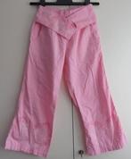 Vintage wijde broek roze met hartjes Barbara Farber mt 140, Broek, Meisje, Ophalen of Verzenden, Zo goed als nieuw