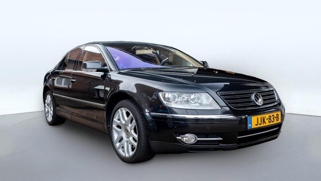 Volkswagen Phaeton 4.2 V8 5p. Highline/ Volledig Onderhouden, Automaat, Gebruikt, 4200 cc, Zwart