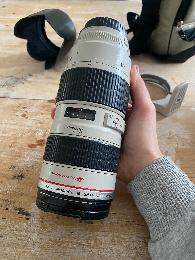 Canon 70-200 2.8 zoom lens, Audio, Tv en Foto, Fotografie | Lenzen en Objectieven, Ophalen, Gebruikt, Telelens, Zoom