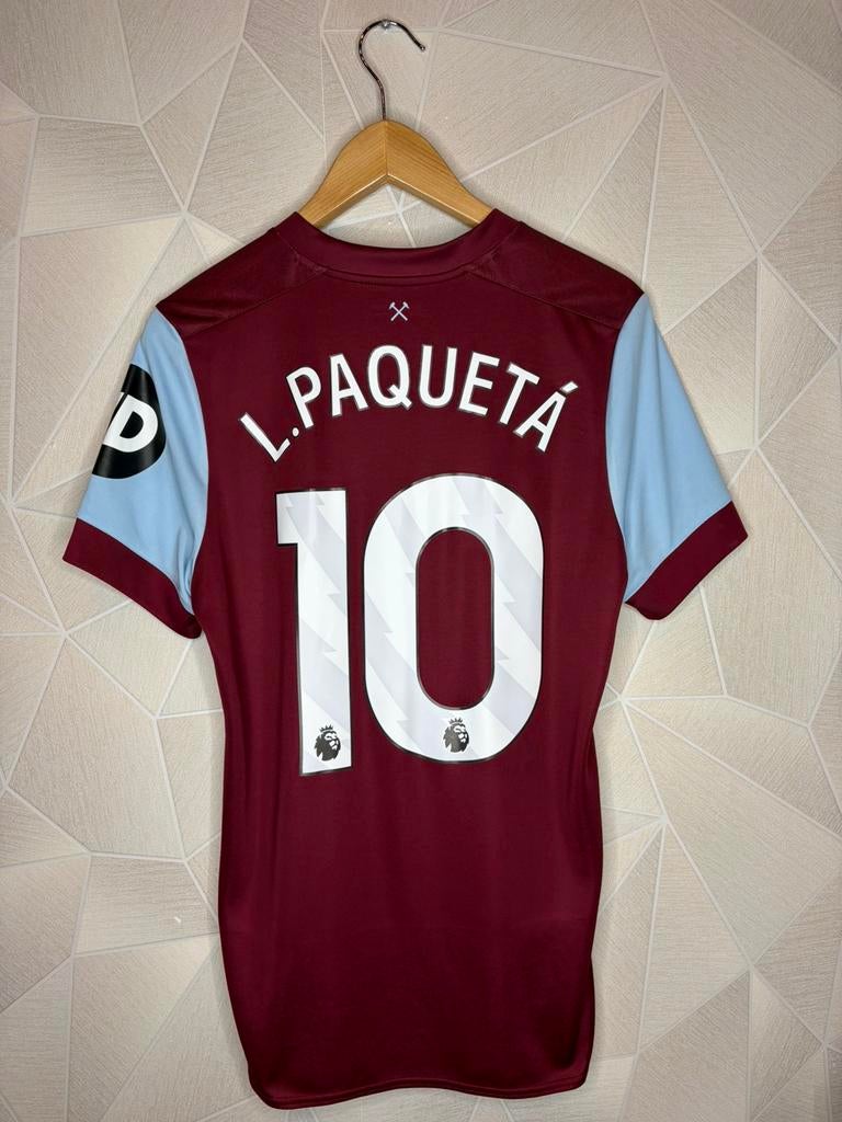 West Ham United Thuis 2023/2024 Paquetá, Maat S, Ophalen of Verzenden, Zo goed als nieuw, Shirt