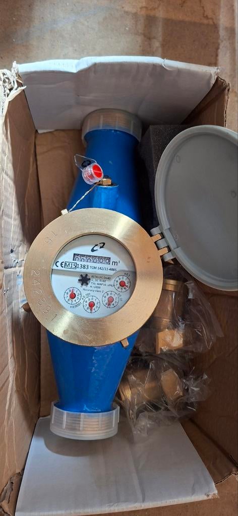 Nieuwe watermeter, Doe-het-zelf en Verbouw, Meetapparatuur, Nieuw, Ophalen of Verzenden, W, W