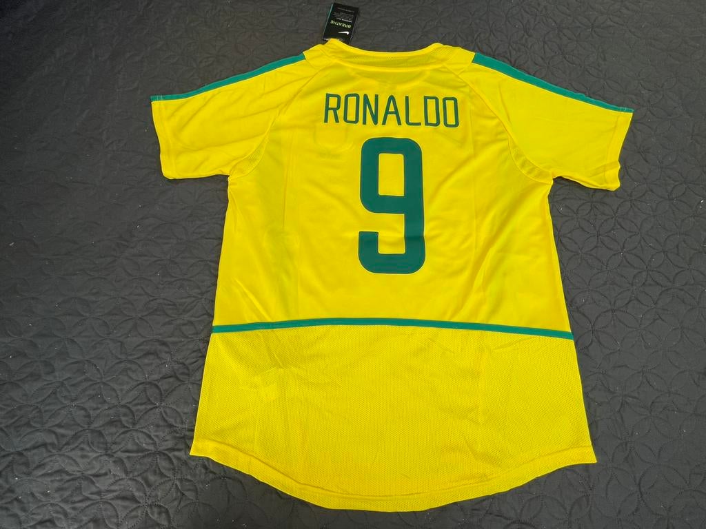 Brazilië 2002 Ronaldo shirt maat XL, Maat XL, Ophalen of Verzenden, Nieuw, Shirt
