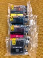 Brother inktpatronen B-123Y/121Y, B-123C/121C, B-123M/121M,, Ophalen of Verzenden