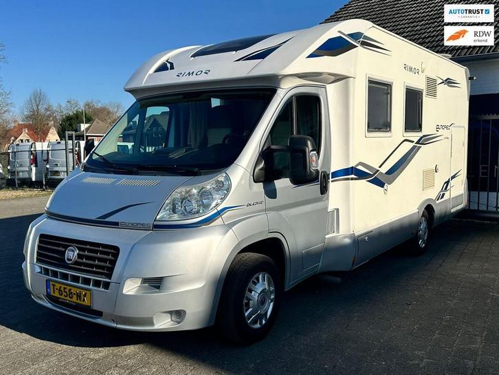 Fiat Rimor EUROPEO / AIRCO / BEARLOCK / XXL GARAGE / HALF IN, Caravans en Kamperen, Campers, Bedrijf, Fiat, Diesel, Handgeschakeld