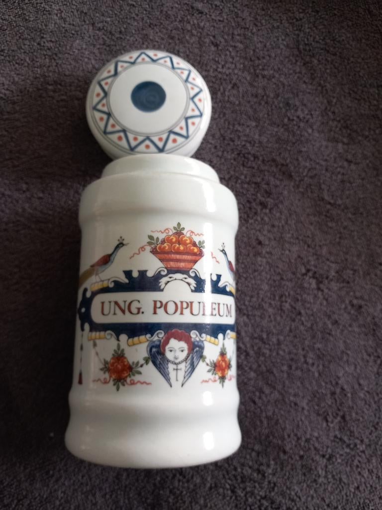 Unguentum Populeum Delfts blauw, Ophalen