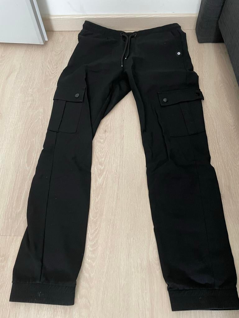 Rellix Cargo Jogger - Zwart, Kleding | Heren, Broeken en Pantalons, Ophalen of Verzenden, Zo goed als nieuw, Maat 48/50 (M), Zwart