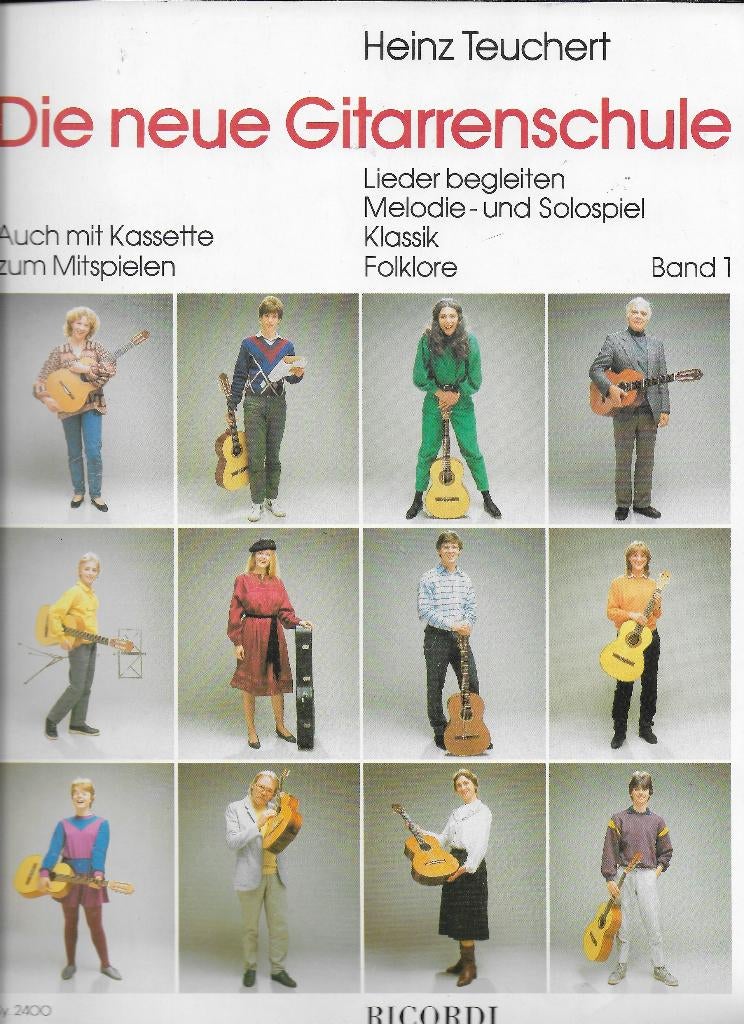 B18 bladmuziek gitaar: die neue gitarrenschule =, Ophalen of Verzenden, Artiest of Componist, Populair, Gitaar