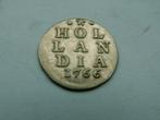 HOLLAND.  Dubbele Wapenstuiver 1766 over 1761, Vóór koninkrijk, Verzenden, Zilver, Overige waardes