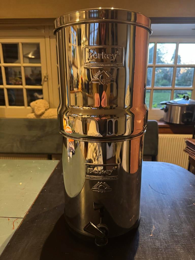 Berkey ‘Big Berkey’ Waterfilter 8 ltr, Ophalen, Zo goed als nieuw, Waterkoeler