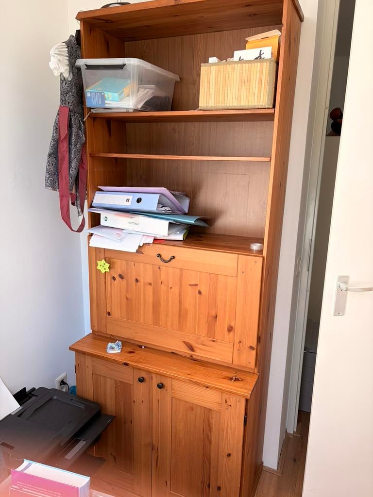 Kast computer / boeken, Ophalen, Zo goed als nieuw, 25 tot 50 cm