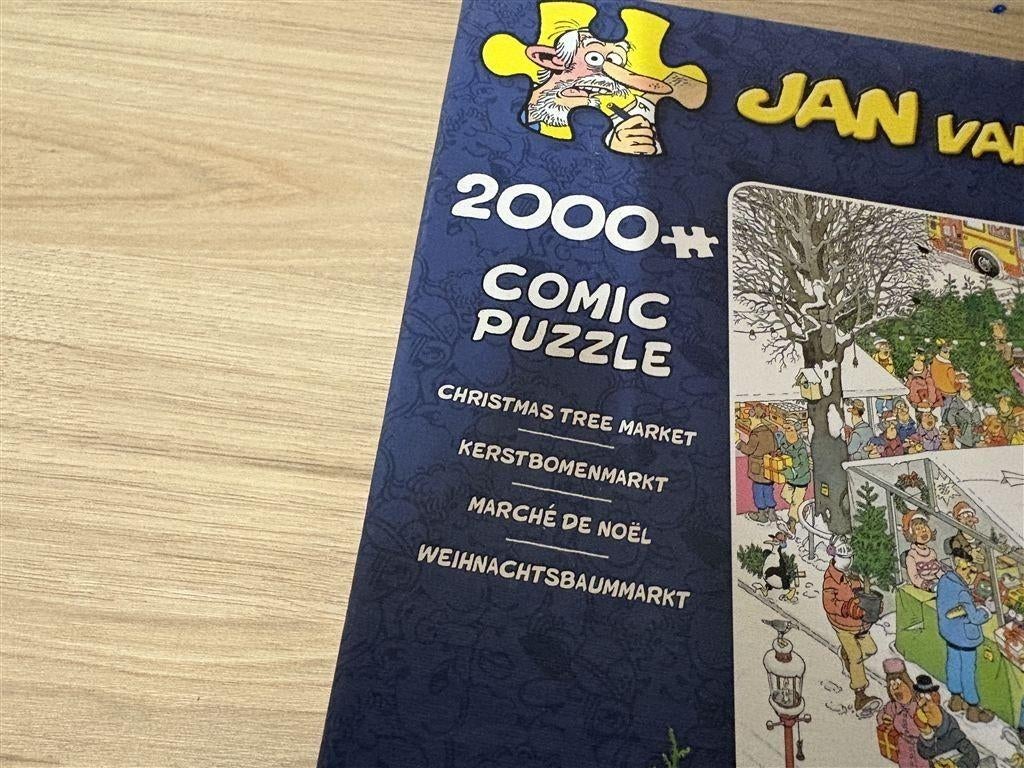 jan van haasteren - kerstbomenmarkt 2000 stuks [4159], Ophalen of Verzenden, 500 t/m 1500 stukjes, Zo goed als nieuw