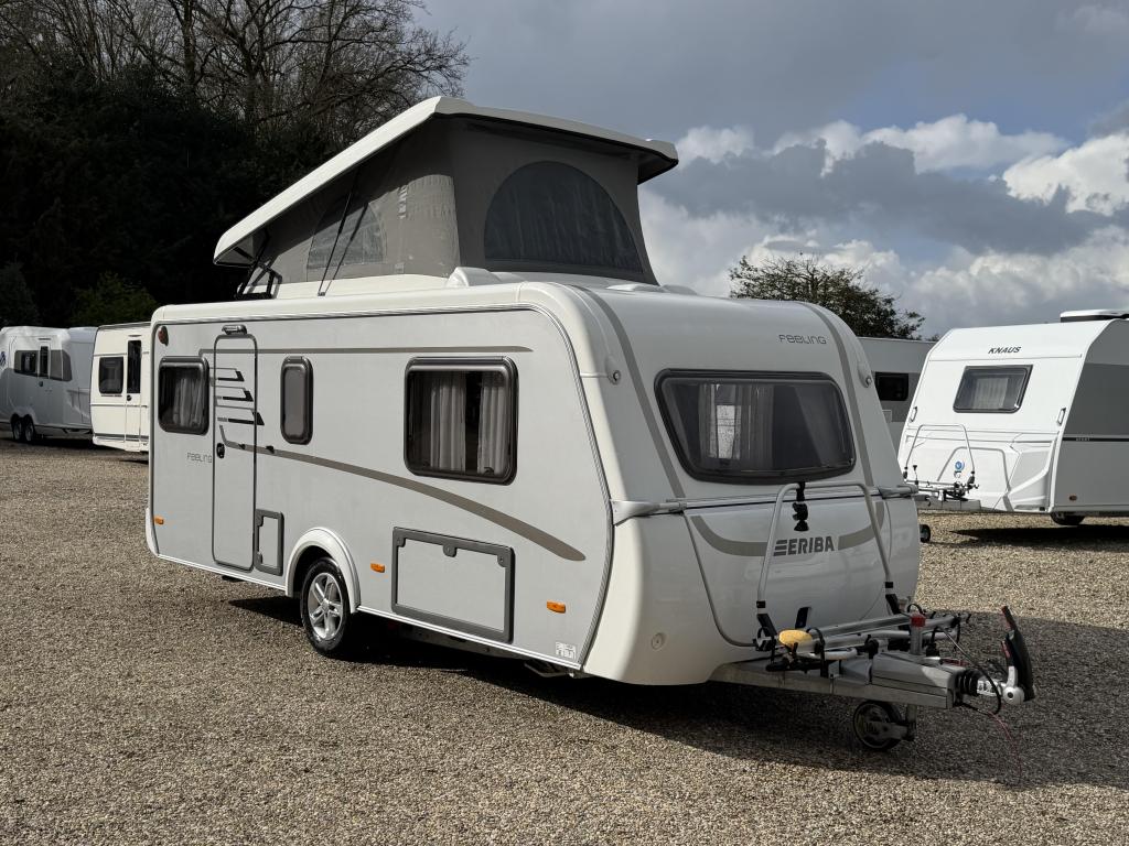 Eriba Feeling 470 Slaapdak Voortent Fietsdrager Mover, Overige typen, Standaardzit, Schokbreker, Bedrijf