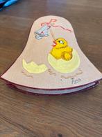 Pasen oud bonbons doosje klok vorm kuiken, Ophalen of Verzenden