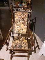 schommel stoel uit grootmoeders tijd, Huis en Inrichting, Stoelen, Ophalen, Gebruikt, Bruin, Grootmoederstijd