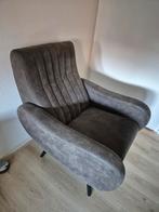Stoere fauteuil stoel microleder, Ophalen, Zo goed als nieuw, 75 tot 100 cm, 50 tot 75 cm