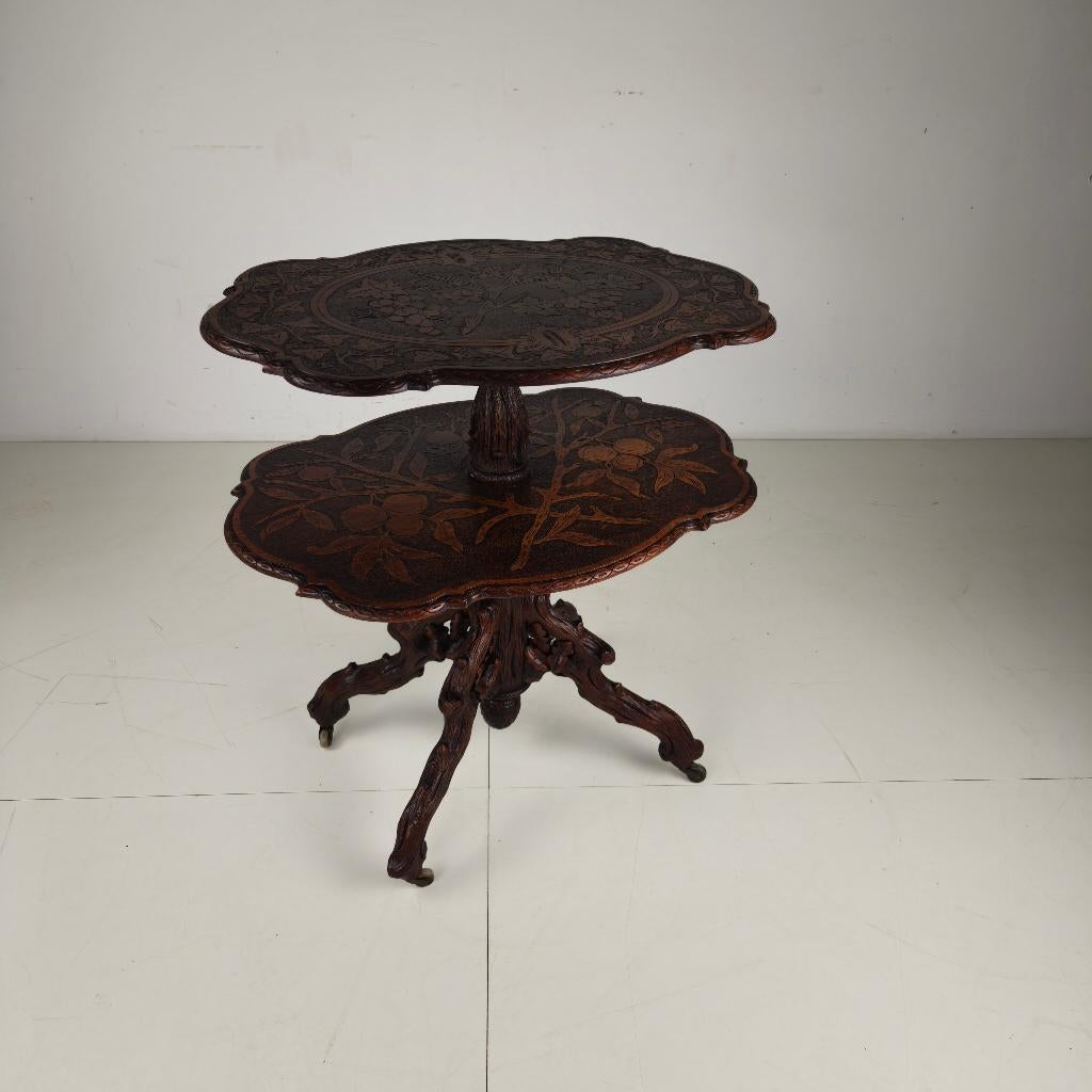 Zwarte Woud-étagère door Horrix – laat 19e eeuw, Antiek en Kunst, Ophalen of Verzenden