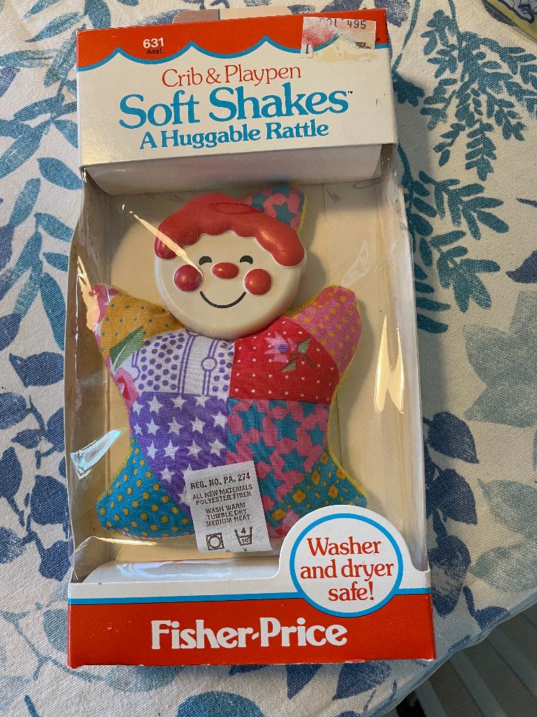 Rammelaar/popje van Fisher Price, Ophalen of Verzenden, Nieuw, Rammelaar