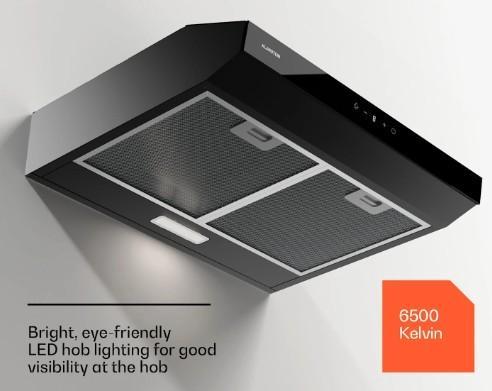 Klarstein Afzuigkap - Contempo Neo onderbouwkap, Witgoed en Apparatuur, Afzuigkappen, Nieuw, Vrijstaand, Onderbouw afzuigkap, Minder dan 200 m³ per uur