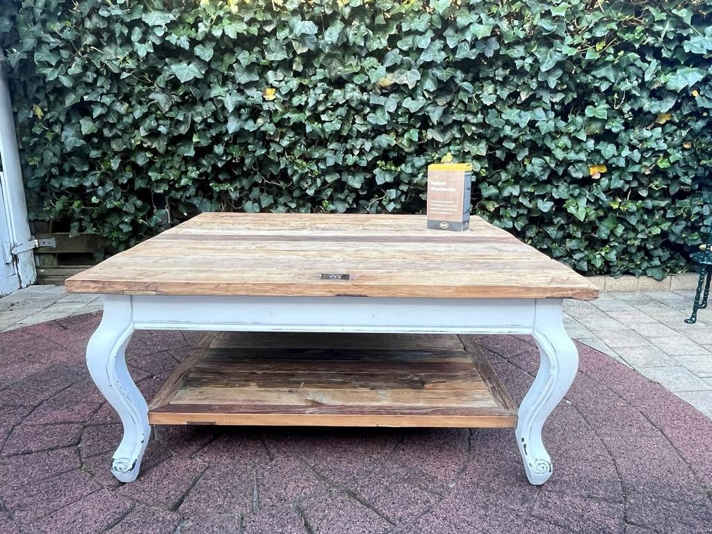 Riviera Maison set Salontafel + Eettafel + Scheepslamp, Huis en Inrichting, Tafels | Salontafels, Ophalen, 50 tot 100 cm, Zo goed als nieuw