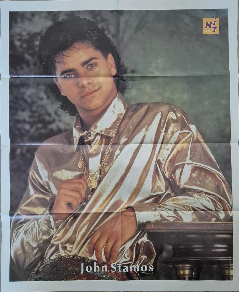 2 Mooie posters JOHN STAMOS (HITKRANT & TOP 10), Rechthoekig Staand, Ophalen of Verzenden, Zo goed als nieuw, A1 t/m A3