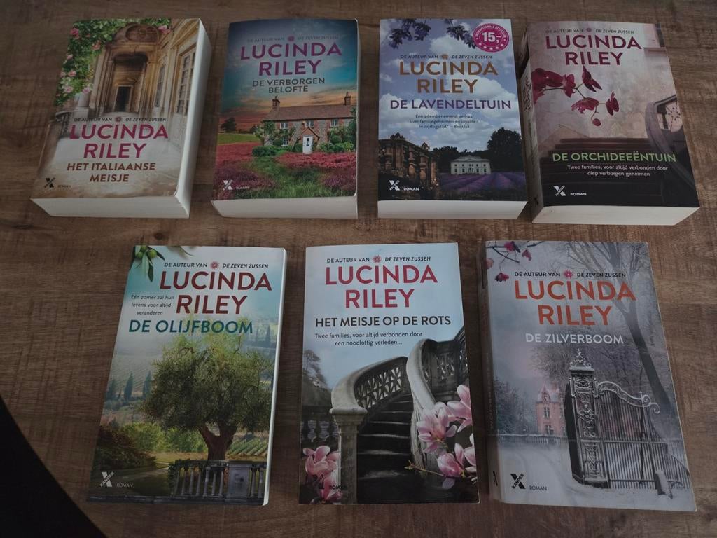 7 boeken van Lucinda Riley: Collectie romans, Ophalen, Gelezen, Lucinda Riley, Nederland