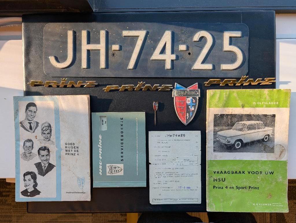 NSU Prinz leuke memorabilia, Ophalen of Verzenden