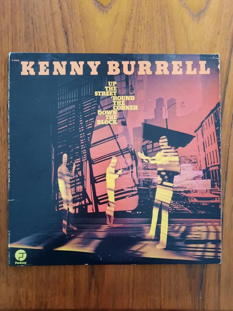 Kenny Burrell Up The Street,  Down The Corner Lp USA 1974, 1960 tot 1980, Gebruikt, Ophalen of Verzenden, 12 inch