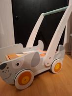 Houten loopkar met stapelblokken, Ophalen of Verzenden, Zo goed als nieuw