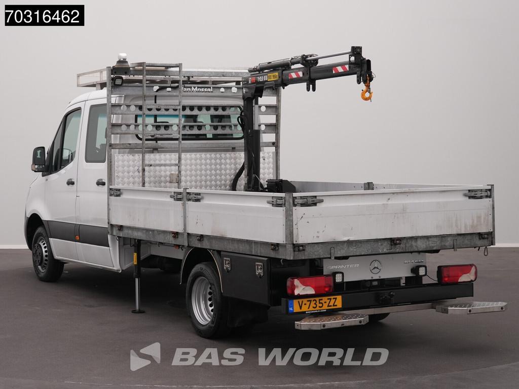 Mercedes Sprinter Automaat Kraanwagen HIAB T-CLX 018 B-2 Dub, Auto's, Bestelauto's, Automaat, Stof, Gebruikt, Euro 6