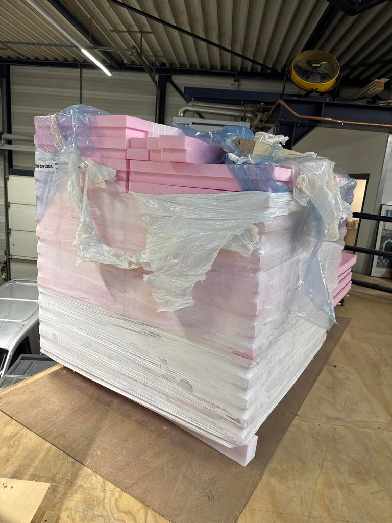 30 Nieuwe XPS isolatieplaten 1250x600 mm, Doe-het-zelf en Verbouw, Isolatie en Afdichting, Nieuw, Ophalen of Verzenden, Hardschuim (Pir)