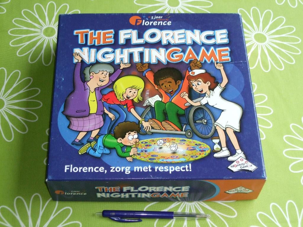 The Florence Nightingame - partyspel en slangen en ladders, Vijf spelers of meer, Ophalen of Verzenden, Gebruikt