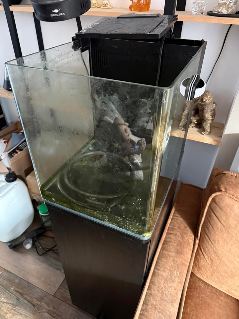 Bleu marine 70 liter  zeeaquarium staat leeg, Dieren en Toebehoren, Ophalen, Leeg aquarium