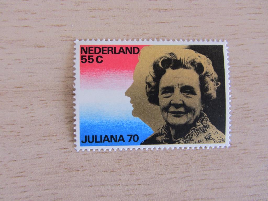 Nederland 1979 Koningin Juliana 70 jaar Postzegel, Postzegels en Munten, Ophalen of Verzenden, Na 1940, Postfris