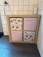 IKEA Kallax kast beukenkleur eventueel met bakken, Ophalen, Gebruikt