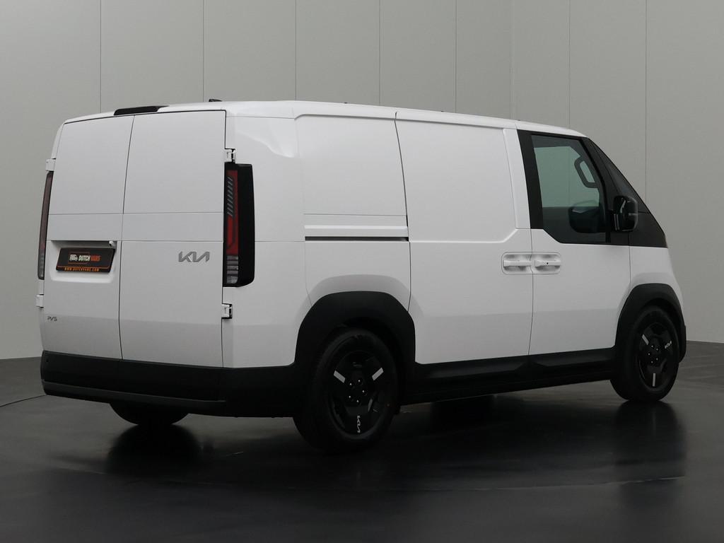 Kia PV5 L2H1 Business Long Range 71.2 kWh (416Km WLTP) | 7 j, Auto's, Stof, Kia, Multifunctioneel stuurwiel, Wit