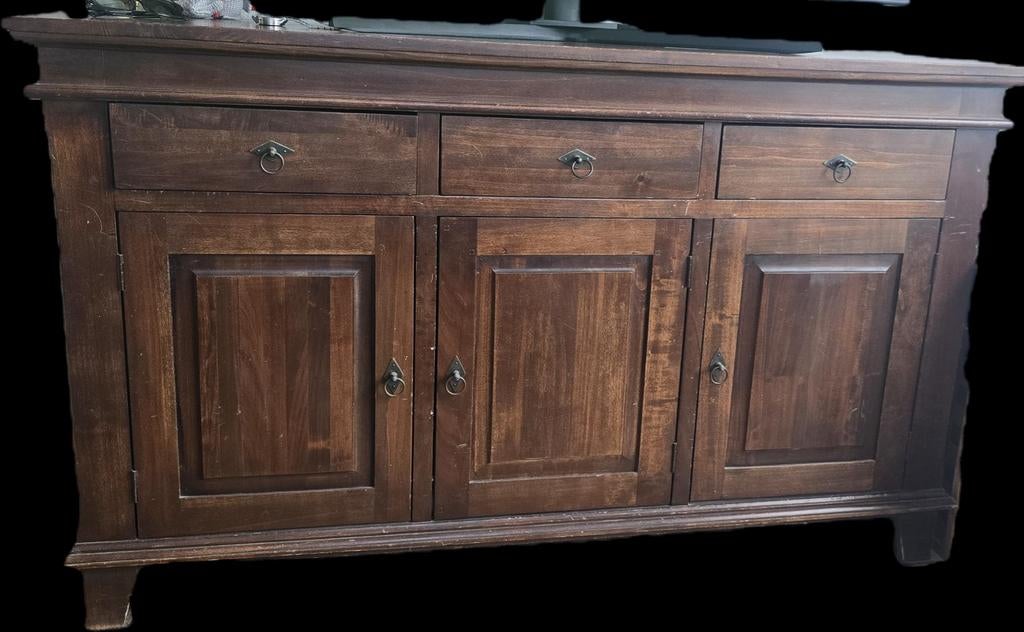 Koloniale dressoir, Ophalen, Gebruikt, 100 tot 150 cm, Koloniaal
