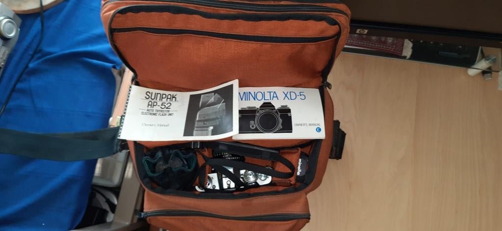 Minolta XD5 + Extra Lenzen, Ophalen, Gebruikt, Spiegelreflex, Minolta