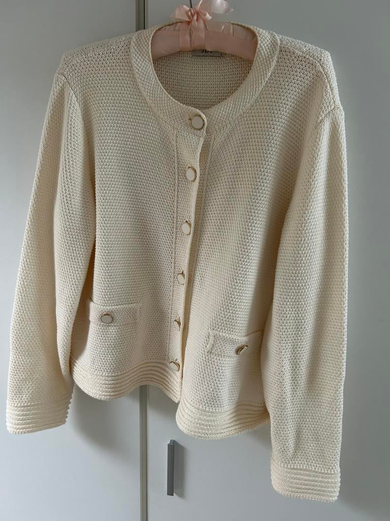 Vest creme L maat 40-42 nieuw, Verzenden, Nieuw, Maat 42/44 (L), Overige kleuren