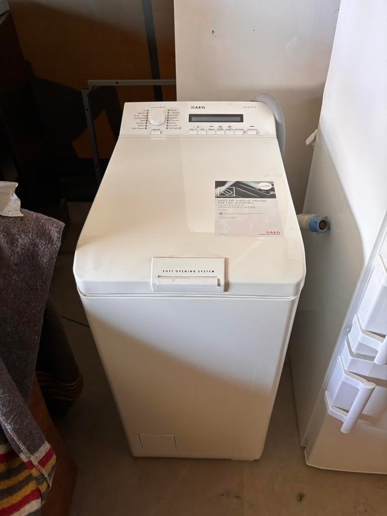 Prima AEG bovenlader, Ophalen, 1200 tot 1600 toeren, Gebruikt, 4 tot 6 kg