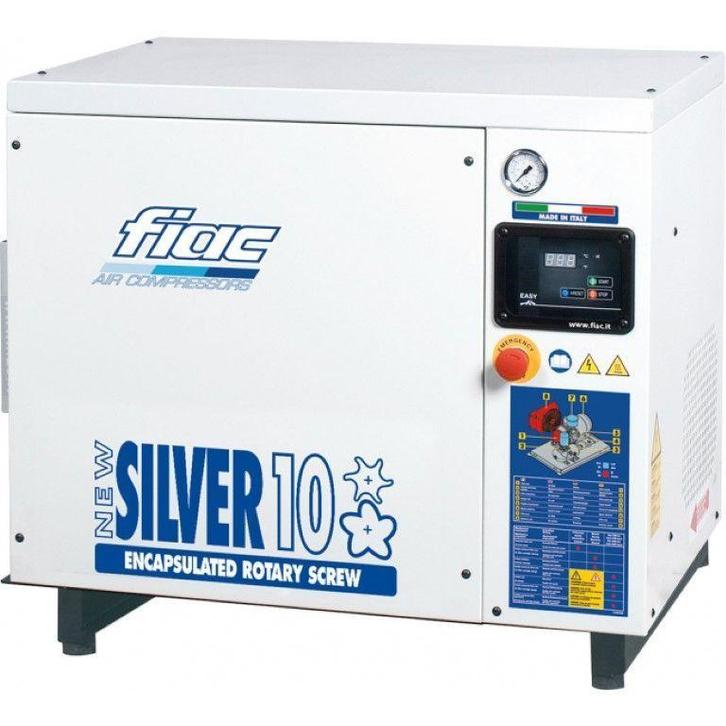 Fiac New Silver 10 Silent 7.5 kW 860 L / min 10 bar Elektris, Zakelijke goederen, Machines en Bouw | Pompen en Compressoren, Ophalen of Verzenden