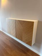 Ikea Besta wanddressoir met Hedeviken deuren, Ophalen, Met plank(en), 100 tot 150 cm, Zo goed als nieuw