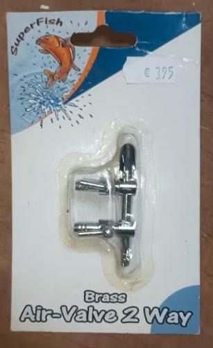 SuperFish RVS Luchtkraan 2 Weg Blister, Ophalen of Verzenden, Nieuw, Overige typen