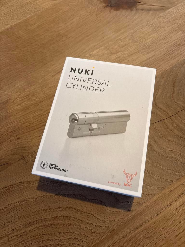 Nuki Universal Cilinder - Nieuw in doos, Ophalen of Verzenden, Nieuw, Rvs, Slot