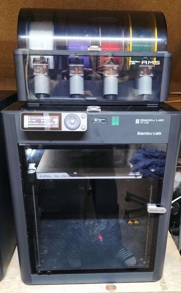 Bambu Lab P1S Combo 3D-printer - Goed onderhouden, Ophalen, Gebruikt, Filament, Ingebouwde Wi-Fi