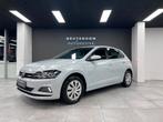 Volkswagen Polo 1.0 | Carplay | Navi | Parkeersensoren |, Auto's, 1005 kg, Stof, Zwart, Wit